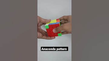 new cube video #make a anaconda pattern on 4x4 cube #youtubeshorts #shortvideo #cube  #shorts