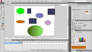 025 Herramienta Gotero Tutorial Flash CS4 . CG Studios Colombia