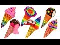 DIY Making Waffle Cone Ice Cream with Clay