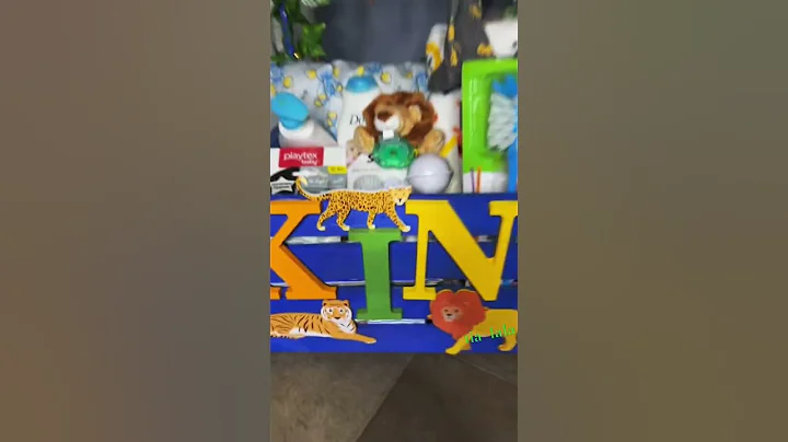 Jungle Dreams: A Safari Baby Closet Story #babycrate #diy #gift #babyshower #fyp