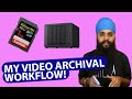 How I backup and archive all my videos and projects! (2020 Workflow)