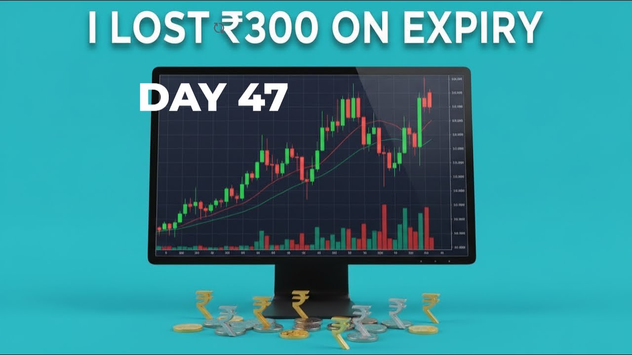 Day 47/180 - Setup Mein Profit, Emotion Mein ₹300 Loss | Trading Challenge