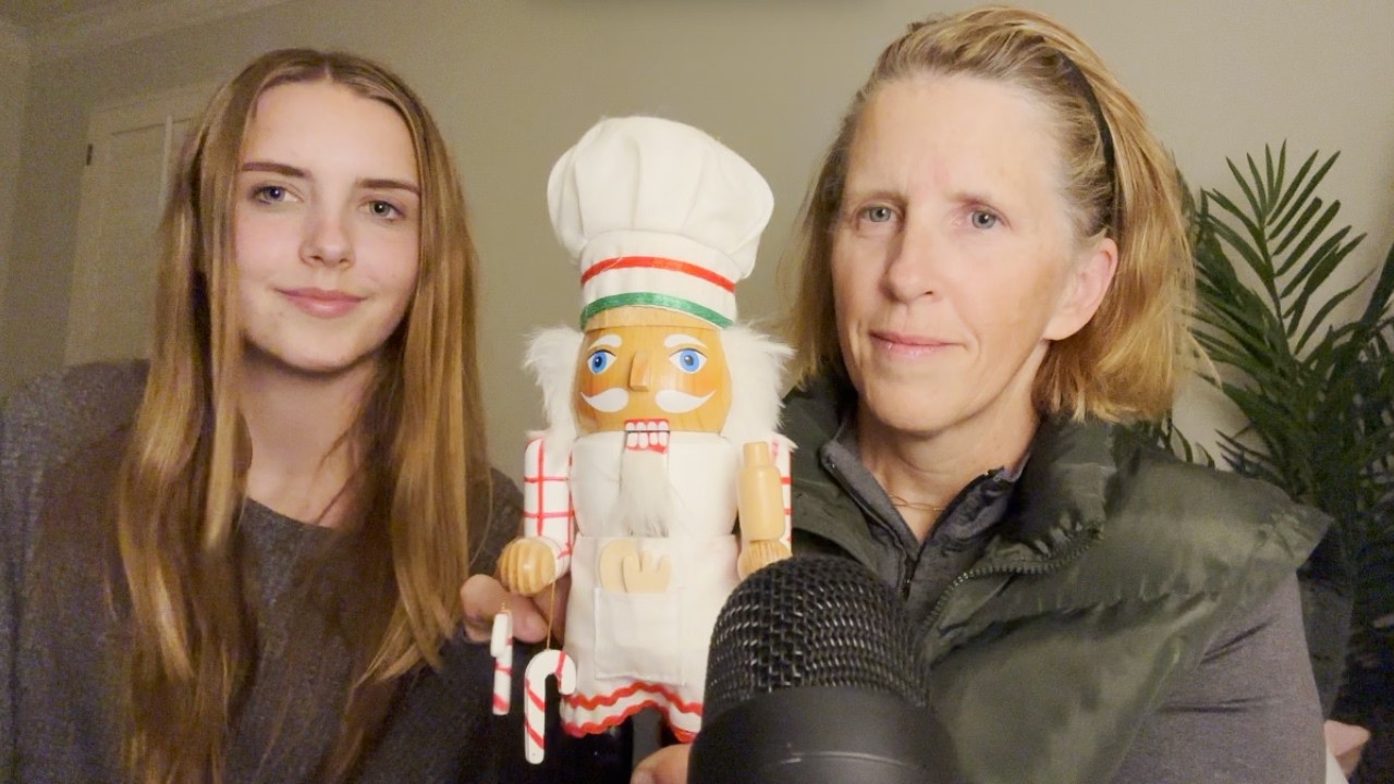 My Mom Tries ASMR for the FIRST TIME! 🩵 (I got tingles!!)