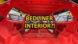 Painting A Full Interior With Colored Bed Liner