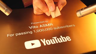 ASMR Gold Play Button Triggers for Sleep 구독자 100만 골드버튼.. 정말 감사합니다! screenshot 5