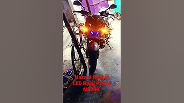 how To Indicators Hazard flasher _LED // #ASISHRIDER200 //Bajaj  #Pulsar #NS200  status video 🤙🏍️...