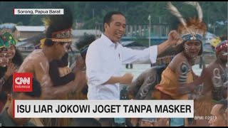 Isu Liar Jokowi Joget Tanpa Masker