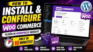 How to install and configure Woocommerce plugin in WordPress website only in 10 minutes