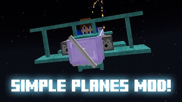 Simple Planes Mod│ Minecraft Mod Showcase