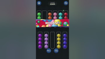 Ball Sort by Infinite Joy: Levels 22604, 22605, 22606