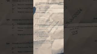 Andriod dipoma 6th semester 2024 question paper