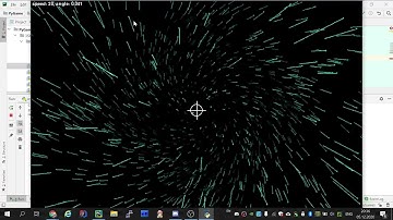 3D starfield on PyGame