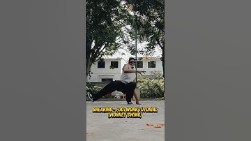 BREAKING - FOOTWORK TUTORIAL (MONKEY SWING) ✅ #breakdance #dance #viral #bboy #hiphop #shorts #fyp