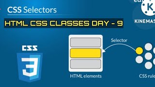 #html #css #cssselectors HTML CSS CLASSES DAY-9 | What are CSS SELECTORS | What are pseduo classes