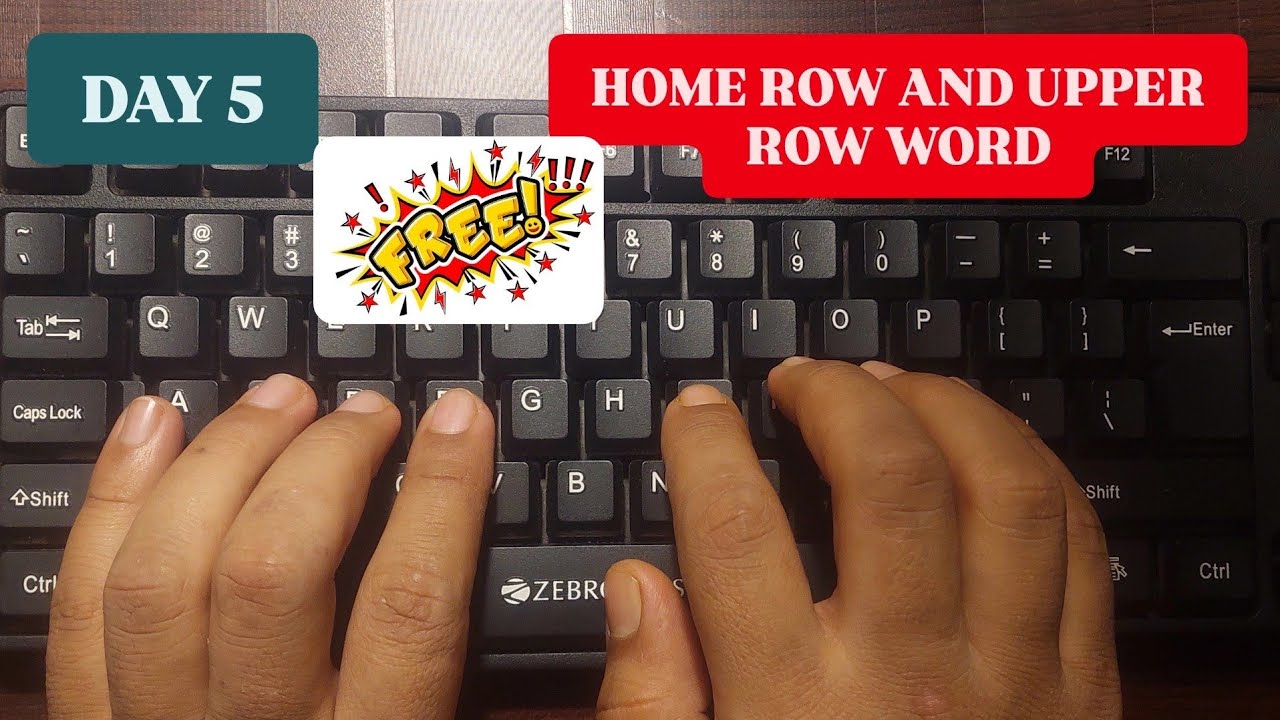 How to increase typing speed in keyboard ||Day5| - YouTube