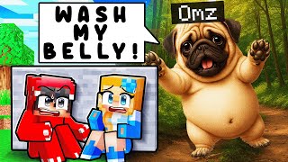 Playing as a PIBBLE To PRANK My Friends in Minecraft!