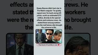 The Matrix Star’s Quiet Generosity Is Still Inspiring Fans 💫#hollywoodstories #kindness #keanureeves