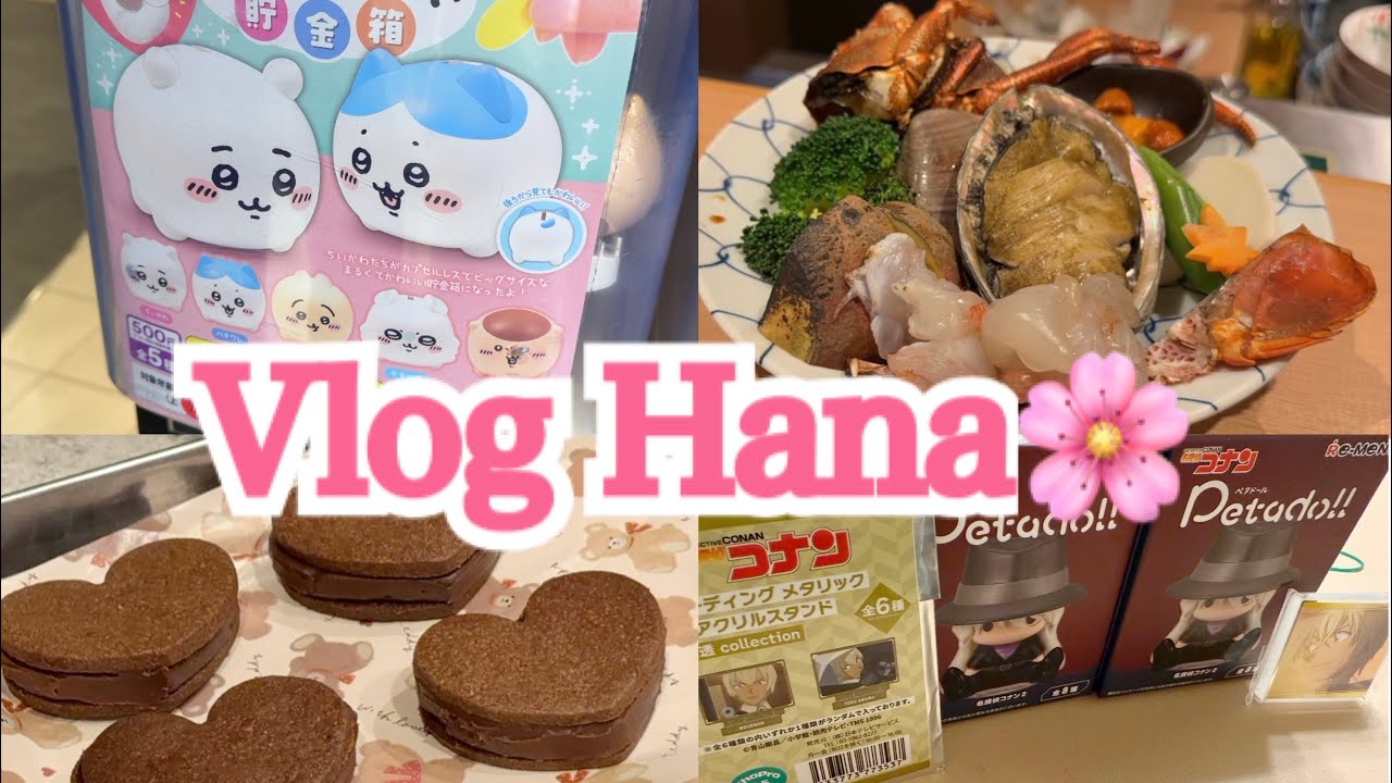 【Vlog】ヲタク社会人Vlog/バレンタインデー/コナングッズを開封する日/家族で外食を楽しむ日/のんびりデートをする日