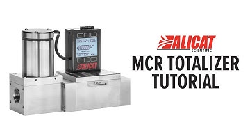 Alicat Mass Flow Controller: Tutorial - Totalizer for 8v Firmware