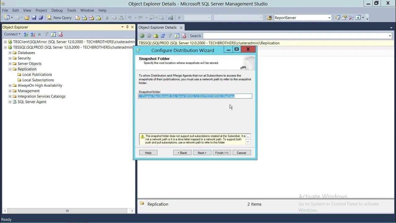 SQL Server DBA Tutorial 100 How to Configure Distribution in SQL Server ...