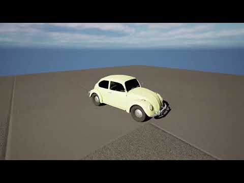 UnrealEngine5で車を動かしてみた