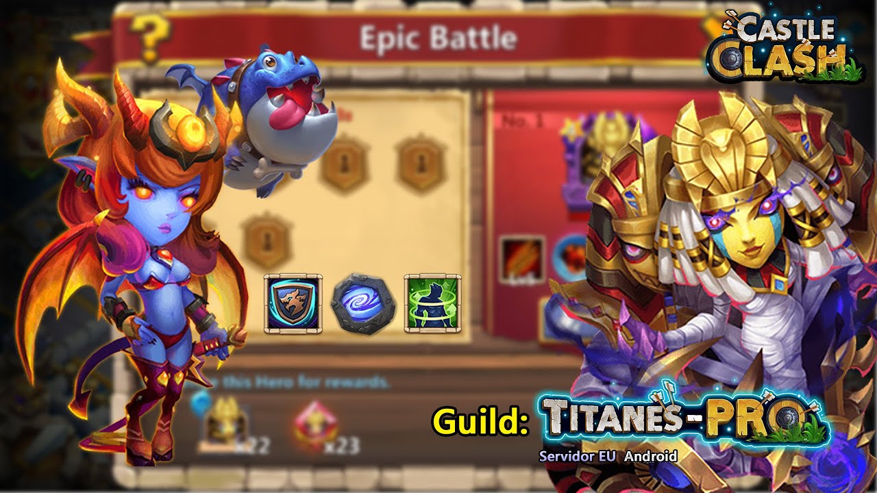 😳 Succubus Again | Epic Battle: Royal Mummy | Castle Clash