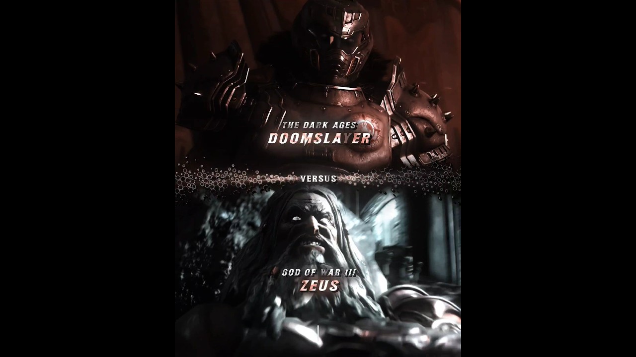 Doomslayer(Dark Ages) vs Zeus(GOW III)