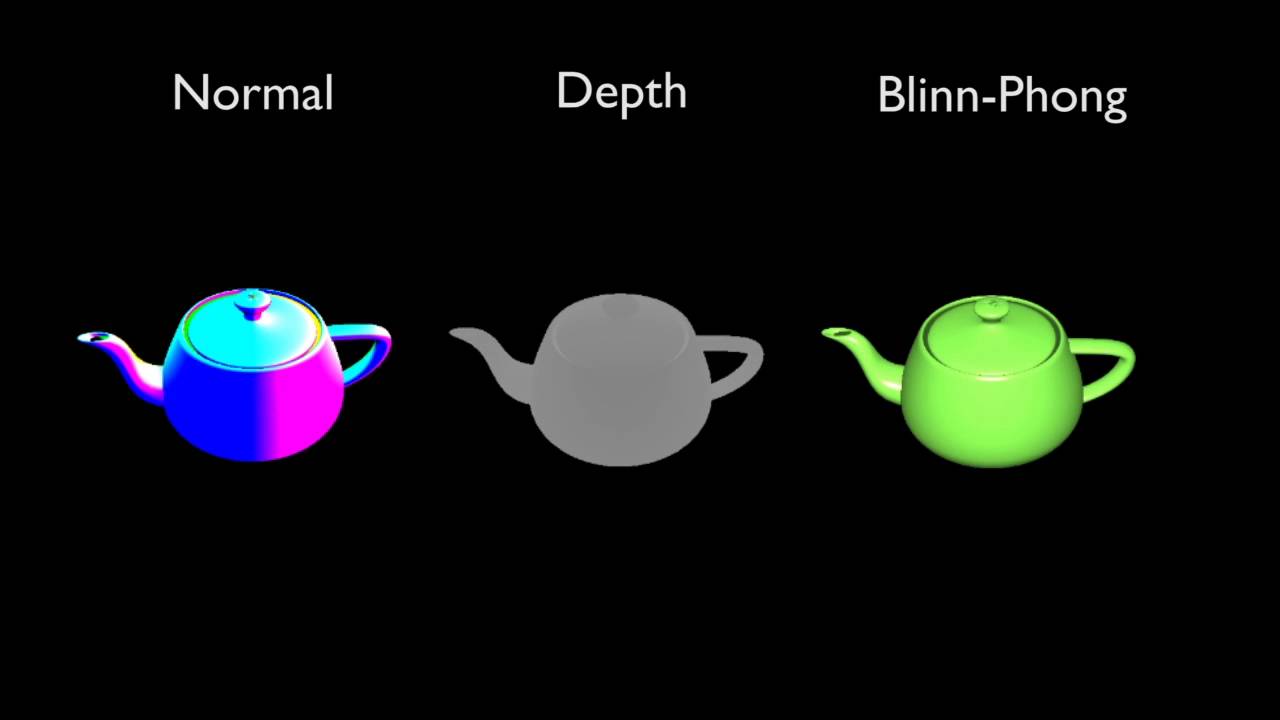 Deferred shading with GLSL - YouTube