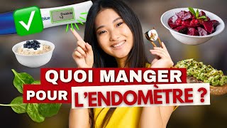 5 ALIMENTS pour avoir un ENDOMÈTRE épais (et ceux à éviter).