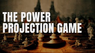 The Power Projection Game and How a Nation Becomes a Hegemonic Superpower