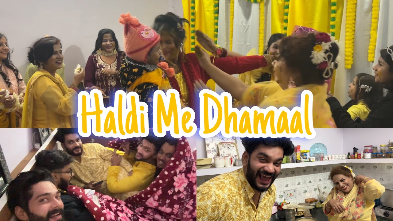 Ye Kaisi Haldi Khel Rhe Hai 😨 Lucknow Me | Thandi Me Kulfi 😂| Fokats | Abresh & Zeeshan