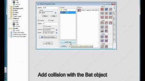 Game Maker Bat and Ball tutorial Part 4 Making Actions