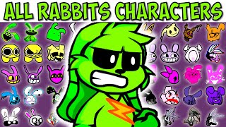 FNF Character Test | Gameplay VS My Playground | ALL Rabbits Characters