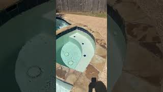 Pool heater working with temperature increase