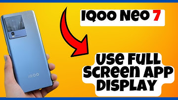 Use Full Screen App Display IQOO Neo 7 || How to use full screen apps || Full screen app settings