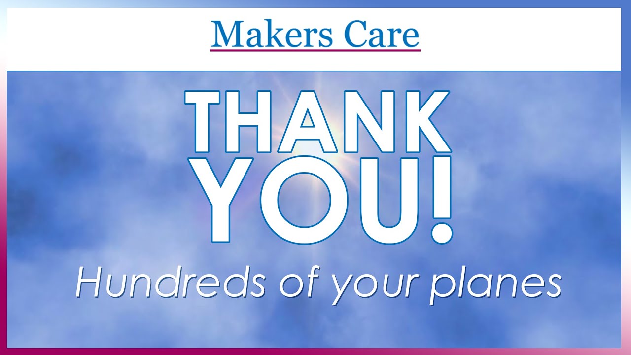 woodchuck Find your plane in this video! A thank you from Makers Care 2015.