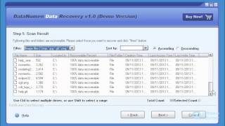 A quick look at DataNumen Data Recovery