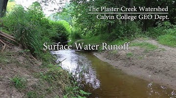 Surface Water Runoff of Plaster Creek