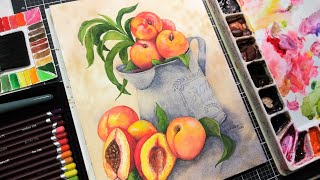 Are They Peaches or Nectarines? Watercolor Time-Lapse