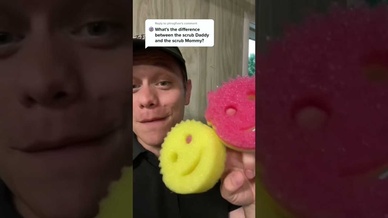 What’s The Difference Between The Scrub Daddy and Scrub Mommy Cleaning Sponges? 