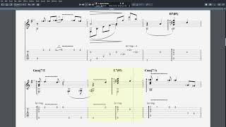 Tsugunai Classical Guitar Tab Demo