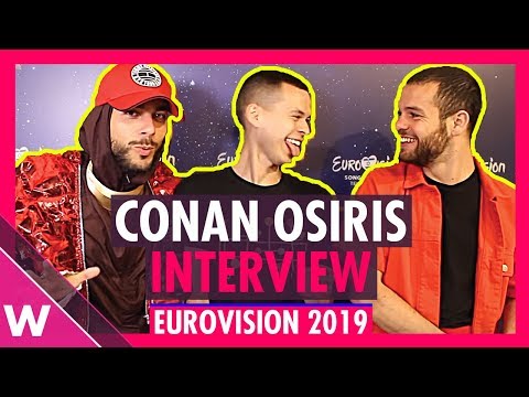 Conan Osiris (Portugal) interview @ Eurovision 2019 second rehearsal