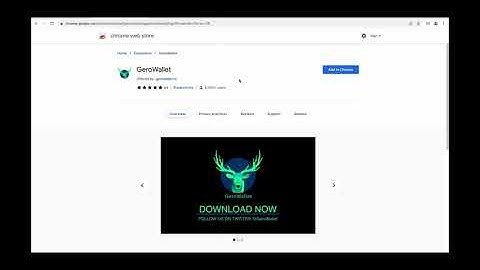 How to install GeroWallet - Cardano