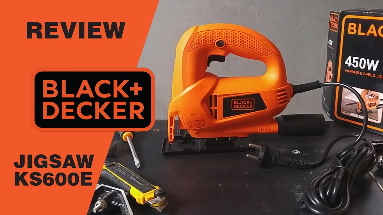 Unboxing Black and Decker KS501 400W Compact Jigsaw with blade