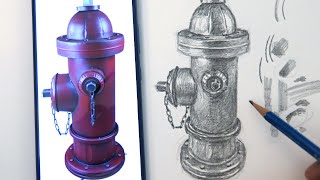 Draw a Fire Hydrant Step by Step