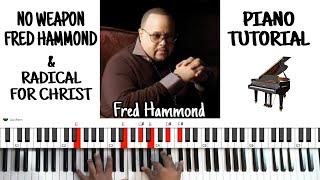 No Weapon (by Fred Hammond) - Piano Tutorial