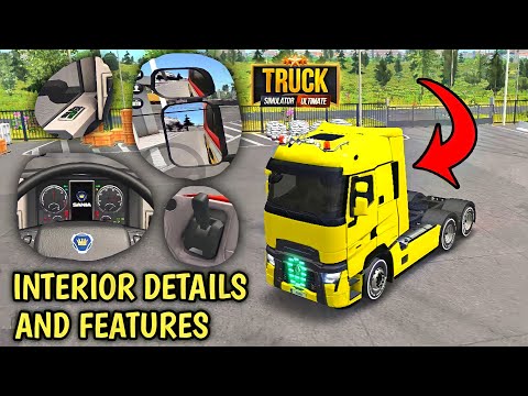 🚚Truck Interior Features And Details In Truck Simulator Ultimate New Update 1.1.7 🏕 | Truck Gameplay