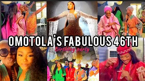 ACTRESS OMOTOLA JALADE CELEBRATES 46TH BIRTHDAY IN GRAND STYLE
