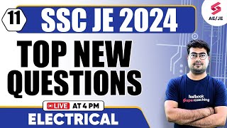 SSC JE | RRB JE 2024 Electrical | Top New Questions | RRB JE 2024 | Electrical by Mohit Sir