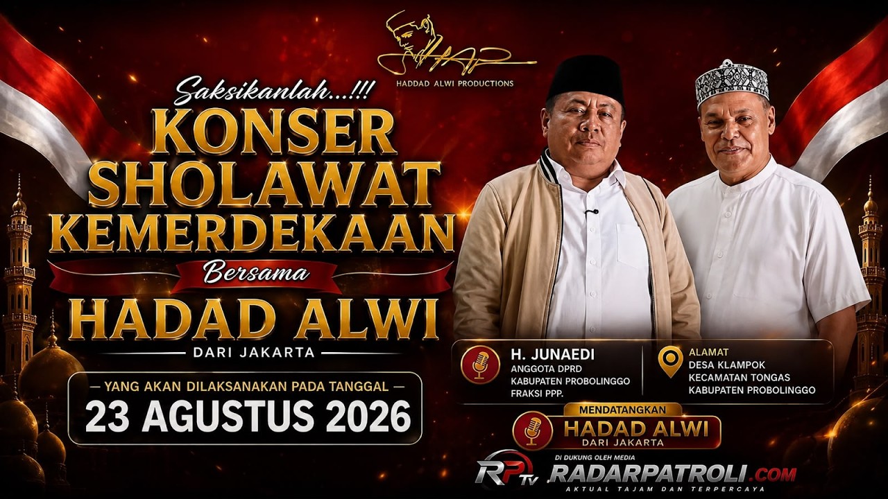 LIVE KONSER SHOLAWAT KEMERDEKAAN BERSAMA HADAD ALWI & VEVE ZULFIKAR - ANDARA PRO